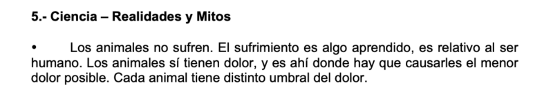 argumento desinformante sobre la tauromaquia 